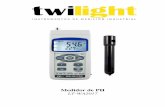 Medidor de PH - Twilight · • El medidor de oxígeno disuelto utiliza una sonda de oxígeno polar de tipo ... , luego el usuario podrá continuar con más ... Manual 0 a 100°C