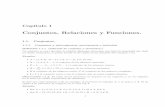 Conjuntos, Relaciones y Funciones. - mate.dm.uba.armate.dm.uba.ar/~krick/TeoricaAlgebra2014-Cap1.pdf · Los conjuntos se suelen representar gr a camente por los llamados diagramas