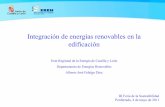 Integración de energías renovables en la edificación · Ente Regional de la Energía de Castilla y León Departamento de Energías Renovables ... Biomasa Biocombustibles Bioenergía.