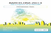 BARCELONA 2013 - Sociedad Española de Cirugía Ocular ... · rupo de Interés 1 Queratoplastia endotelial E. Orduña g ... Talleres y Ponencias Presentación: ... victoria De Rojas