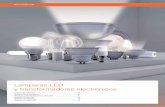 Lámparas LED y transformadores electrónicos · 38 Lista de precios base al comercio para España. Marzo 2016 3LED Lámparas LED y transformadores electrónicos Tecnología moderna,