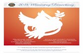 2018 Ministry Directory - ololourdes.org · Cada año en el domingo de Pentecostés celebramos al Señor Jesús enviando su Espíritu sobre los Apóstoles – haciéndolos sus poderosos