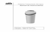 Sistema Tratamiento del agua - aquastanding.com tecnicas ATH/MANUAL... · Sistema Tratamiento del agua Manual de Instrucciones Equipo: Descalcificador Modelo: RBS-E 120-180