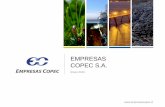 EMPRESAS COPEC S.A.investor.empresascopec.cl/wp-content/uploads/2013/12/presentacion... · Alto Valor Ambiental, en peligro de extinción o vulnerables • Programa de monitoreo ambiental