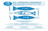 ST. JOSEPH CHURCH - baqgo.com · Como familia parroquial, somos testigos del amor y la presencia de Dios a través de nuestra celebración de los sacramentos, la proclamación de