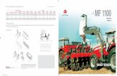 Implemento MF 1100 - dls.com.py · • Altura de levante varía de acuerdo con el modelo de tractor, además de las con˜ guraciones de neumáticos que el ... de accesorios como aplanadora,