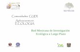 Red Mexicana de Investigación Ecológica a Largo Plazo · Logo de la Comunidad de ECOLOGIA Institución Objetivos de la Red Mex-LTER • Agrupar a científicos mexicanos que realizan