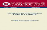 CONSENSO DE INSUFICIENCIA CARDÍACA CRÓNICA · - FC: Frecuencia cardíaca - FE: Fracción de eyección del ventrículo izquierdo - FV: Fibrilación ventricular - HDZN: Hidralazina