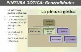 Presentación de PowerPoint · La Leyenda Dorada (Santiago de la Vorágine) Dentro" de una obra religiosa como "donante" LA PINTURA GÓTICA: LOS RASGOS FORMALES, GENERALIDADES Figuras