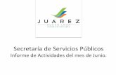 Secretaría de Servicios Públicos - juarez-nl.gob.mxjuarez-nl.gob.mx/transparencia/articulo14/I/SERVICIOS-PUBLICOS/... · Contactores 2 Interruptor térmico 13 Focos 377 ... •Se