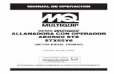 SERIE ALLANADORA CON OPERADOR ABORDO …service.multiquip.com/pdfs/STX55Y6-rev-0-spanish-ops-manual.pdf · lijado, aserradura, esmerilado, taladrado y otras actividades de la construcción