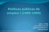 Políticas públicas de empleo I (1989-1999)siteresources.worldbank.org/INTARGENTINAINSPANISH/Resources/... · •1994, pero el mayor desarrollo se registró durante 1995 (99,8%)