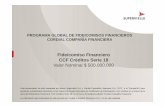 Presentación Fideicomiso Financiero CCF Créditos … · Calificación Fix SCR AAAsf(Arg ... El valor fideicomitido se encuentra compuesto por $490.542.941 de capital y $9.526.497