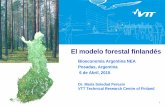 El modelo forestal finlandés - bioeconomia.mincyt.gob.ar · Limpieza de gas para syngas ... Metanol Gasolina Diesel Gasolina DME Hidrógeno Metanización SNG PSA GASIFICACION. 14/05/2015