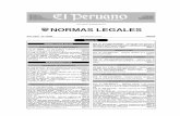 Cuadernillo de Normas Legales - …€¦ · Sentencia EXP. N° 00015-2011-PI/TC.- Declaran infundada demanda de inconstitucionalidad interpuesta contra el Decreto Legislativo N°