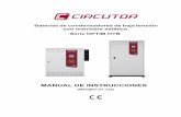 Baterías de condensadores de baja tensión con …docs.circutor.com/docs/M059B01-01.pdf · 6 salidas de relé, de tensión de trabajo de 250 V ~. y corriente de trabajo de 4A (AC1)