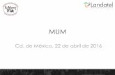 Cd. de México, 22 de abril de 2016 - MUM - MikroTik …mum.mikrotik.com/presentations/MX16/presentation_3302_1462455600… · paños de lágrimas de cientos de WISP´s. ... (No pierde