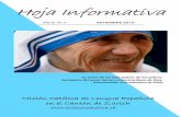 Hoja Informativa - claretianos.chclaretianos.ch/nueva/wp-content/uploads/2016/08/hoja-setiembre... · Hoja Informativa Año IV Nº 7 Publicación de la Misión Católica de Lengua