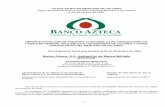REPORTE ANUAL QUE SE PRESENTA CONFORME …€¦ · En caso de liquidación o concurso mercantil de Banco Azteca, el pago de las obligaciones subordinadas se hará a prorrata, ...