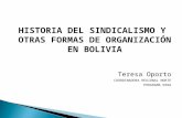 [PPT]Historia del sindicalismo y otras formas de … SINDICALISMO Y ORGANIZACIONES… · Web viewHISTORIA DEL SINDICALISMO Y OTRAS FORMAS DE ORGANIZACIÓN EN BOLIVIA Teresa Oporto