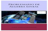 problemario libro álgebra lineal · ADVERTENCIA La presente versión del material educativo no es la versión final o definitiva del mismo. Se trata de una versión de prueba, en