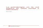 La psicoterapia en la red pública de salud mental y …feap.es/images/feap/documentos/Generalitat_enero_2011_FEAP.pdf · 5 de 152 La psicoterapia en la red pública de salud mental
