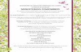 MINISTERIOS FEMENINOS - uscwomensministries.comuscwomensministries.com/.../uploads/13-Desctipciones-de-trabajo.pdf · actividades especiales para atraer a las mujeres que no son miembros