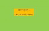 GEOTECNIA 1 Ejercicios adicionales - lorenzo-borselli.eu · Limites de consistencia de suelos finos (limites de Atterberg) Ejercicio calculo de índices de Atterberg Muestra LC LP