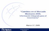 “Cambios en el Mercado Mexicano 2005. - amai.orgamai.org/datos_files/...en_el_Mercado_Mexicano.pdf · “Cambios en el Mercado Mexicano 2005. Información Integrada para el ...