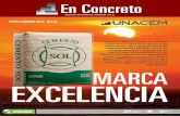 MARCA EXCELENCiA - asociacionunacem.org · laborado con estándares de calidad internacional, Cemento Sol ha ido de la mano con la historia del Perú en las últimas décadas. Prueba