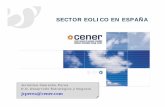 SECTOR EOLICO EN ESPAÑA - Prec.pr · CENTRO NACIONAL DE ENERGIAS RENOVABLES ... 2008 modelo de mesoescala 2008, ... Producción Anual (MWh) 110 520 2550 23,18