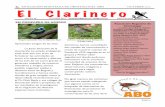 Ornitología - avesbogota.orgavesbogota.org/.../3/4/8/0/34806463/el_clarinero_48_-_octubre_2012.pdf · Encuentro Nacional de Ornitología en Chinauta el año pasado, de 37,5 millones