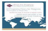 Un programa de la Fundación de la Academia …peersforprogress.org/wp-content/...spanish_brochure_updated_2013.pdf · • Recopila planes de estudio, material para el desarrollo