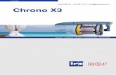 Chrono X3 - TEXCOM | Agente oficial IRO/ROJtexcomsl.com/wp-content/uploads/2014/10/Info-Chrono-X3... · 2014-10-11 · • Línea de comunicación CAN-BUS para los accesorios * =