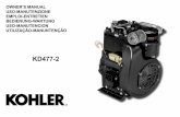 KD477-2 - kohlerpower.cn · Garantía Limitada De 3 Años Para Motor Diesel ... istruzioni ed accertarsi di averne compreso il ... ad Alta Temperatura! I componenti del motore ...