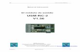 USM-RC-2 V1 - fechtner-modellbau.de · y 8 sonidos al azar se puede jugar junto a los sonidos del motor. Para un comienzo fácil tenemos más de 170 listo para usar proyectos de sonido