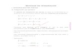 Métodos de integración - librospdf1.files.wordpress.com · método de integración por partes. ... inmediata. Las funciones polinómicas, logarítmicas y arcotangente se eligen