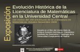 Exposición Historia de la Licenciatura de Matemáticas …webs.ucm.es/BUCM/mat/doc13002.pdf · Segunda República (1931-1939) Planes de estudio en la Dictadura del General Fanco