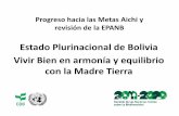 Estado Plurinacional de Bolivia Vivir Bien en armonía y ... · VISION NO OCCIDENTAL “Vivir Bien en armonía y equilibrio con la Madre Tierra” 1. Dos visiones diferentes del mundo