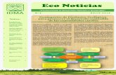 Eco Noticias - idmaperu.orgidmaperu.org/idma/wp-content/uploads/2016/04/Boletín-Eco-Noticias... · Econegocios de productos ecológi-cos, para promover el desarrollo soste- ... do