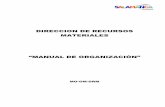 DIRECCION DE RECURSOS MATERIALES - …salamanca.gob.mx/Transparencia/InfoPublica/Reglamentos/PDF2/MO... · La Dirección de Recursos Materiales es una Unidad Administrativa de la