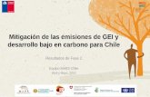 Presentación de PowerPoint - cepal.org · emisiones en el país –Generación y transporte de electricidad, transporte y forestal • Los resultados de MAPS Chile indican que hay