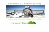 La cumbre más alta del Pirineo 2018 - muntania.com · Ascenso al Aneto. La cumbre más alta del Pirineo-2018 Página 7 de 8 1 CICMA: 2608 +34 629 379 894 info@muntania.com 2 * El