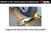 Híbrido Lo-Pro Instrucciones de Aplicación PP Slides-II Esp.pdf · Posicionando los Dispositivos Híbridos Lo-ProTM Ejemplo de Chocks Híbridos Lo-Pro aplicados en una rueda CHOCK