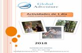 Actividades de 1 día - globaladventure.esglobaladventure.es/wp-content/uploads/2018/02/Catalogo_Actividades... · Actividades de 1 día Infantil, Primaria, Secundaria y Bachillerato