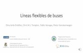 Líneas flexibles de buses - emov.gob.ec Ávila - Líneas... · 1.4 Líneas Flexibles Lineas convencionales (fijas) Tiempos de viaje más largos ... Definición de escenarios Definición