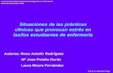 Situaciones de las prácticas clínicas que provocan estrés ... · X Encuentro Internacional de Investigación en Enfermería Albacete Noviembre 2006 Objetivos específicos Determinar