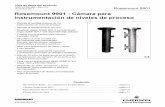 Rosemount 9901 - emerson.com¡mara-para... · Tubería del cuerpo de la cámara de espesor 80 (consultar Tubería de espesor 80 para cámaras clasificadas ASME B16.5 Clase 150/Clase