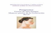 PPrrooggrraammaa: - Versos sobre el Pentagrama · Programa 5: Elaboración e impartición del taller de poesía: ... de los textos poéticos y de textos biográficos de ... (Barcelona)