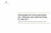 PROGRAMA DE FISCALIZACIONES DEL TRIBUNAL DE …transparencia.consultivodecanarias.org/wp...TCu-PROGRAMA-1.pdf · Fiscalización del desarrollo, mantenimiento y gestión del tranvía